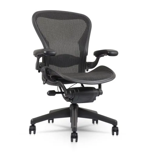 Herman Miller Classic Aeron Task Office Chair Ergonomic (Renewed) - Image 4