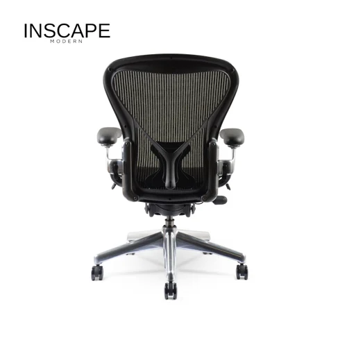Herman Miller Classic Aeron Chrome Task Office Chair Ergonomic (Renewed) - Image 3
